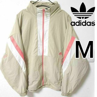 アディダス ベージュ 女性M adidas ワーディング ウーブンジャケット(ブルゾン)