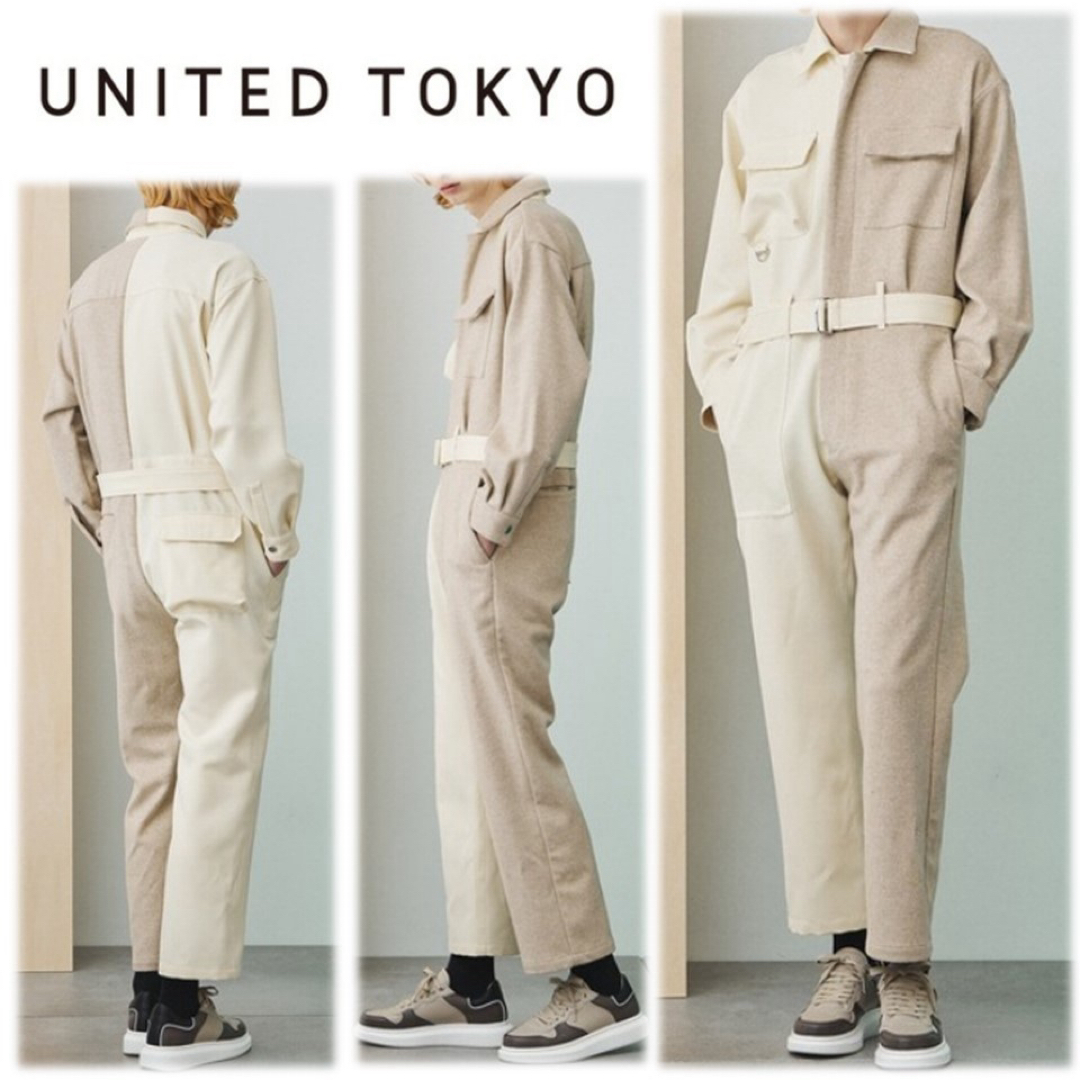 UNITED TOKYO(ユナイテッドトウキョウ)の《ユナイテッドトウキョウ》新品 異素材切り替え バイカラー ジャンプスーツ 1 メンズのトップス(その他)の商品写真