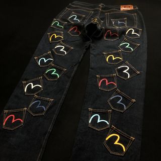 EVISU(パンツ ・ ブルー・ネイビー/青色系)のフリマアイテム一覧 EVISU(パンツ ・ ブルー・ネイビー/青色系)のフリマアイテム一覧