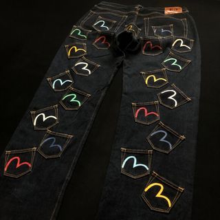 エビス(EVISU)のEVISU エヴィス メニーポケットデニムパンツ 初期 激レア ヴィンテージ(デニム/ジーンズ)