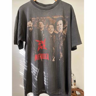 90s metallica メタリカ　ヴィンテージ【希少】ユーロ　フェード(Tシャツ/カットソー(半袖/袖なし))