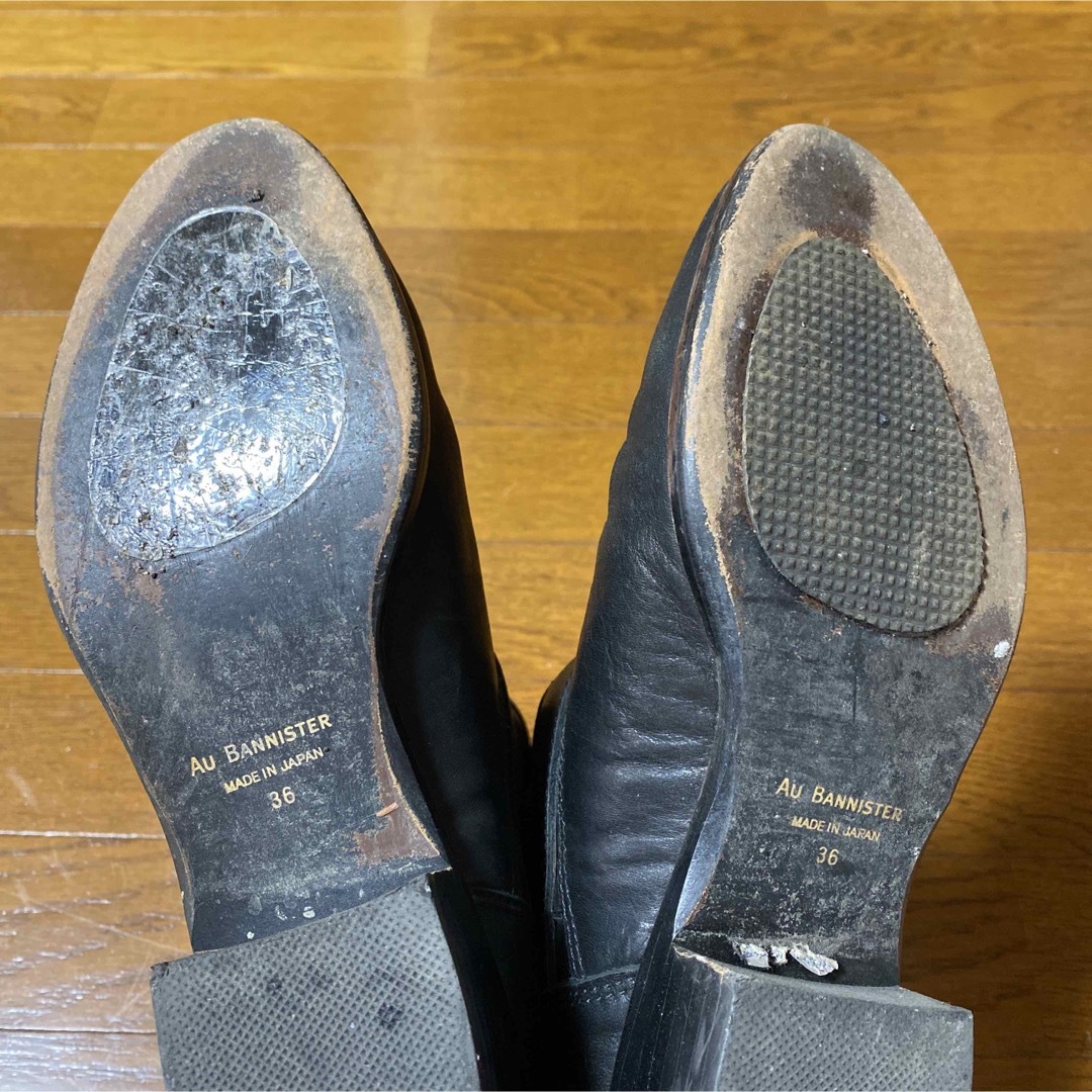 AU BANNISTER(オゥバニスター)のAu BANNISTER オゥバニスター レザー ブーツ ショートブーツ 本革 レディースの靴/シューズ(ブーツ)の商品写真