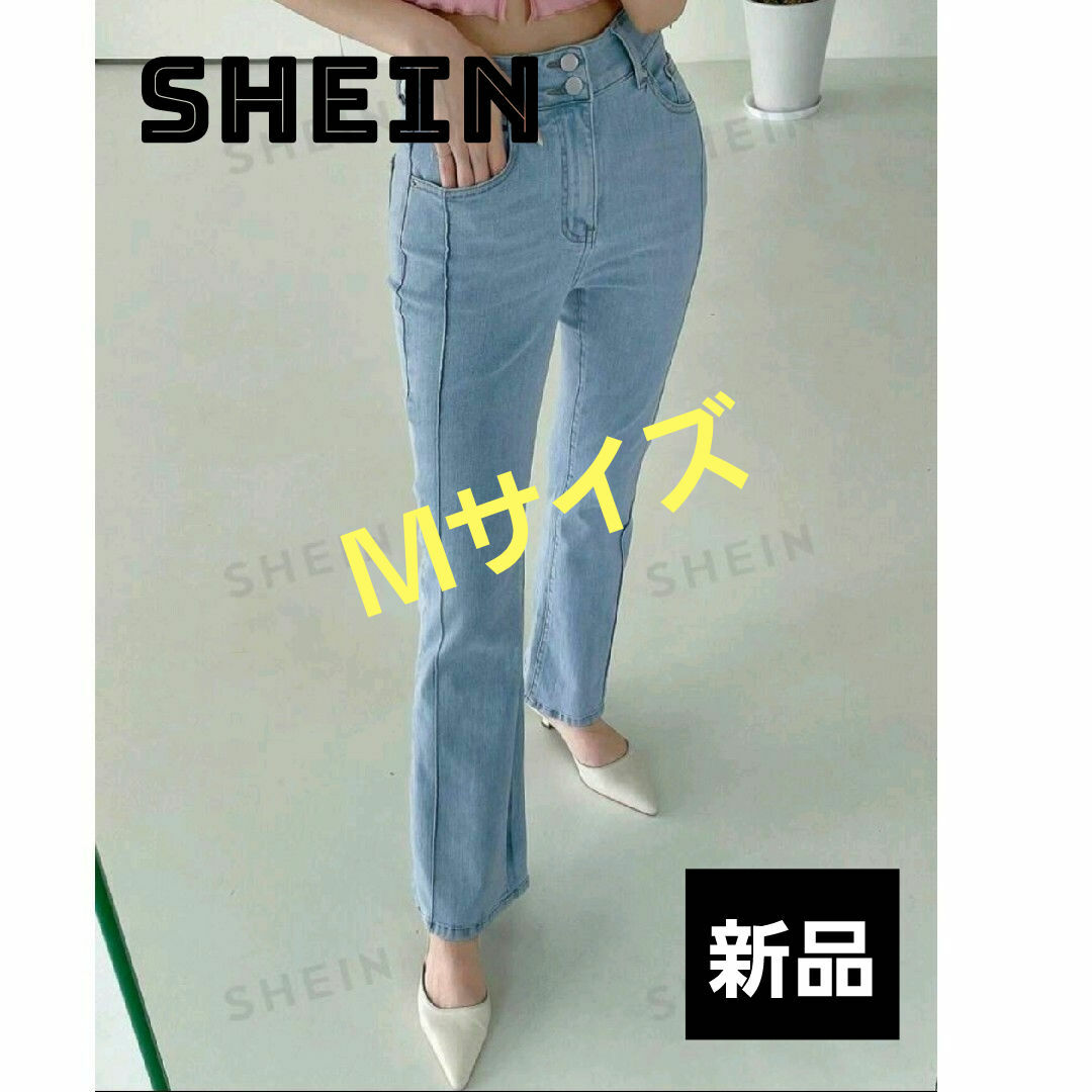 【新品】DAZY フレアデニム フレアジーンズ 【SHEIN】 レディースのパンツ(デニム/ジーンズ)の商品写真