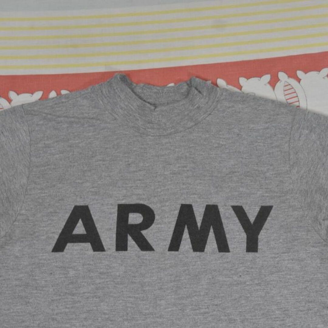 MILITARY(ミリタリー)の米軍 支給品 ARMY Tシャツ 13999c USA製 実物 ビンテージ メンズのトップス(Tシャツ/カットソー(七分/長袖))の商品写真
