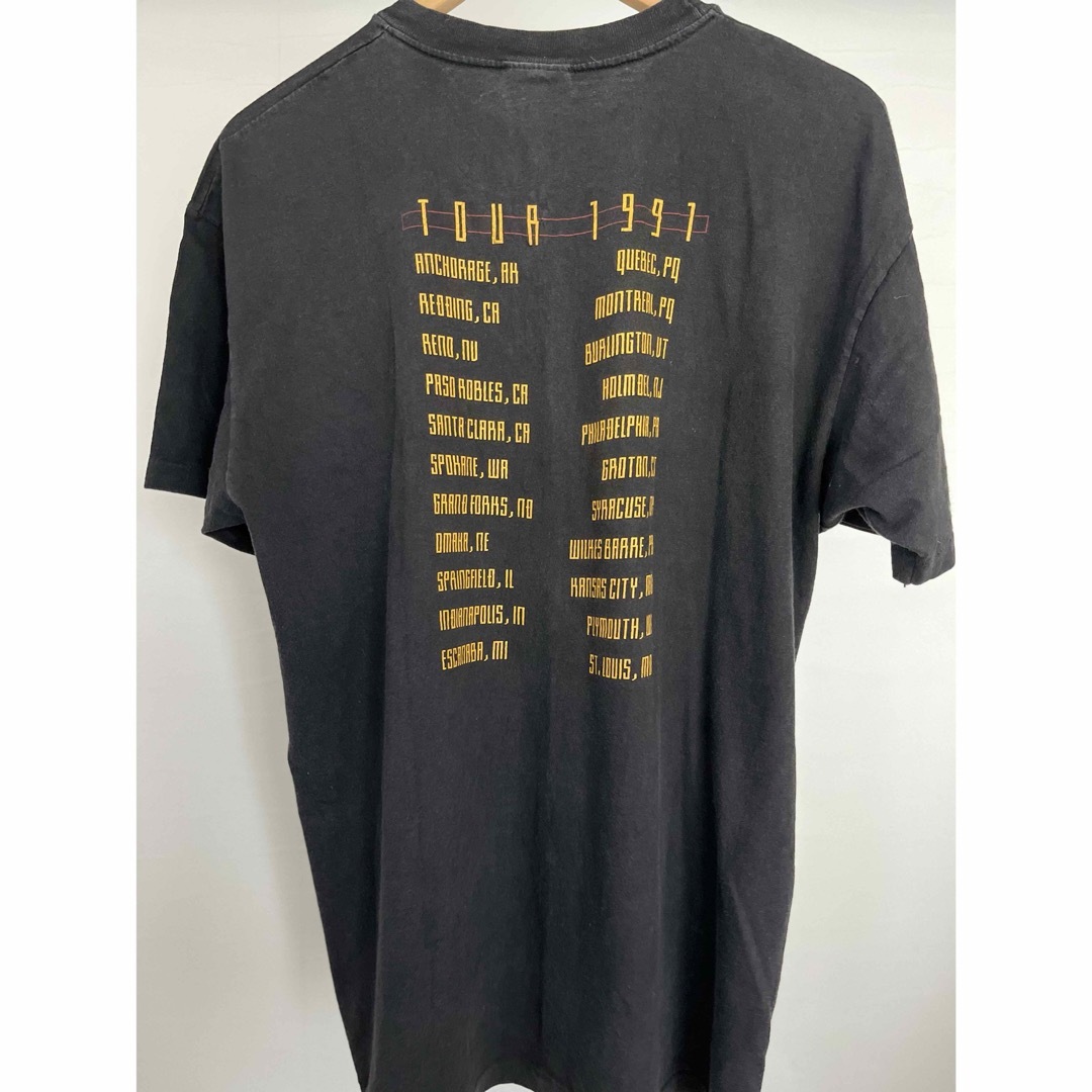 Hanes(ヘインズ)の90s  Styx tour1991 バンド　ダヴィデ像　　ヴィンテージT メンズのトップス(Tシャツ/カットソー(半袖/袖なし))の商品写真