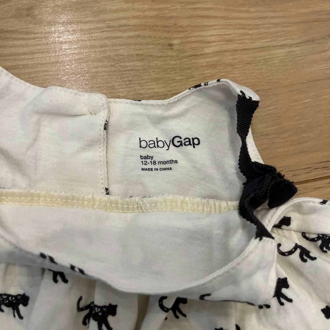 babyGAP(ベビーギャップ)のbabyGAP ロンパース　80cm 半袖 キッズ/ベビー/マタニティのキッズ服女の子用(90cm~)(Tシャツ/カットソー)の商品写真