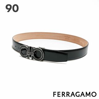 Ferragamo - 新品 Ferragamo Gancini レザー ベルト 90