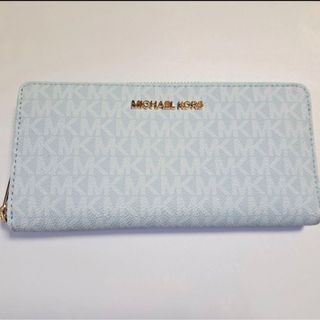 ＊正規品＊マイケルコース MICHAEL KORS 長財布 ブルー(財布)