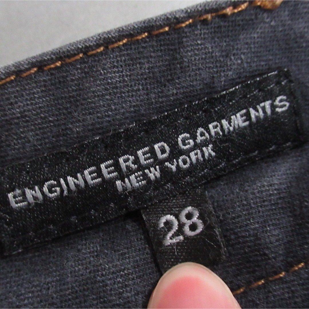 Engineered Garments(エンジニアードガーメンツ)のENGINEERED GAREMENTS テーパード デニム パンツ 28 青 メンズのパンツ(デニム/ジーンズ)の商品写真