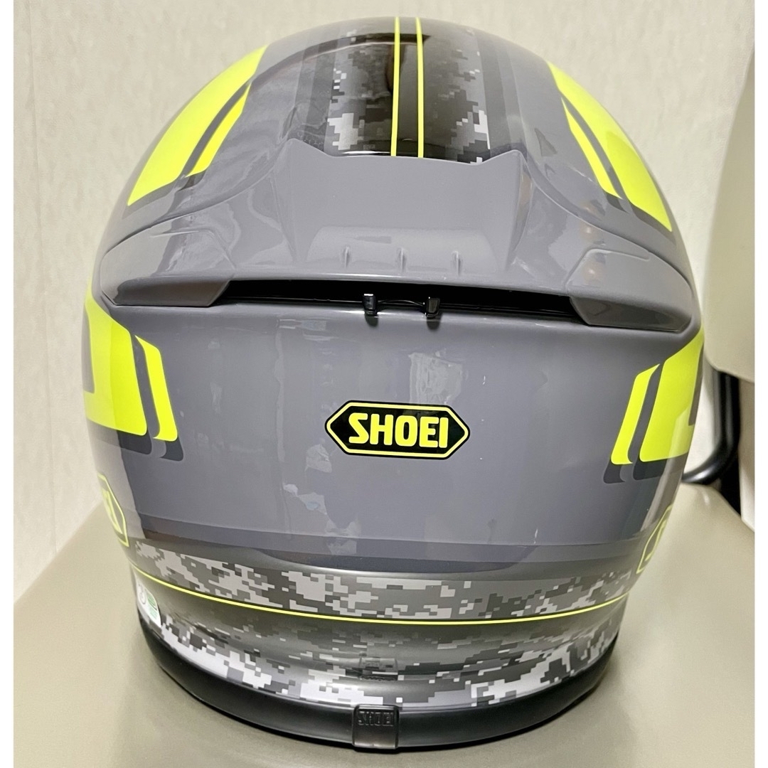 SHOEI(ショウエイ)のSHOEI Z-7 PARAMATER  XL グレー&イエロー 自動車/バイクのバイク(ヘルメット/シールド)の商品写真