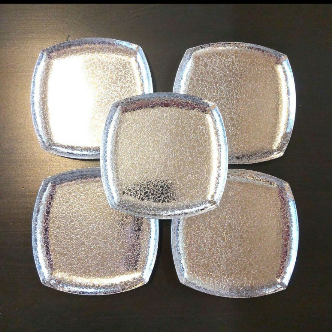 AZUMA アズマ 銀食器 銀メッキ シルバー レトロ 新品未使用 5枚セット インテリア/住まい/日用品のキッチン/食器(食器)の商品写真