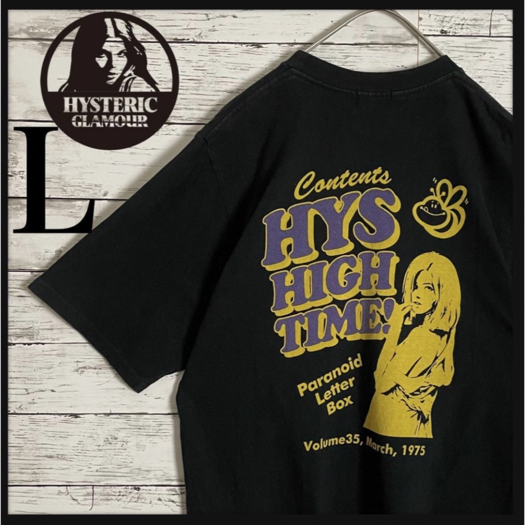 HYSTERIC GLAMOUR(ヒステリックグラマー)の【超希少モデル】ヒステリックグラマー ヒスガール 人気 バックプリント Tシャツ メンズのトップス(Tシャツ/カットソー(半袖/袖なし))の商品写真