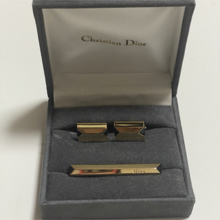 クリスチャンディオール(Christian Dior)のChristian Dior ネクタイピン カフスセット　ブランドロゴ　ドイツ製(ネクタイピン)