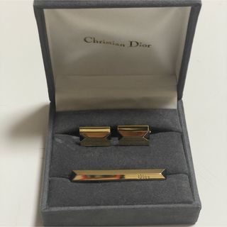 クリスチャンディオール(Christian Dior)のChristian Dior ネクタイピン カフスセット　ブランドロゴ　ドイツ製(ネクタイピン)