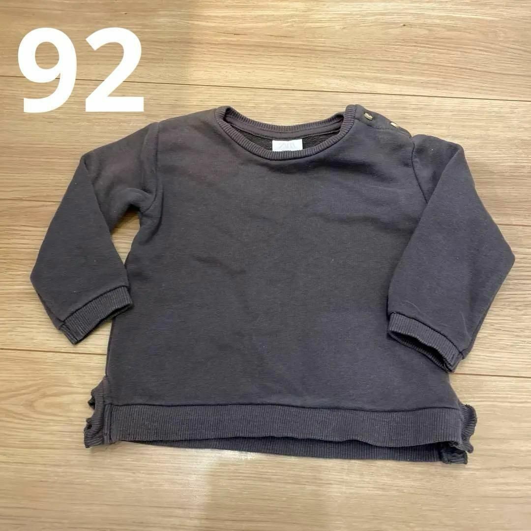 ZARA KIDS(ザラキッズ)のザラベイビー　スウェット　92サイズ キッズ/ベビー/マタニティのキッズ服女の子用(90cm~)(ジャケット/上着)の商品写真