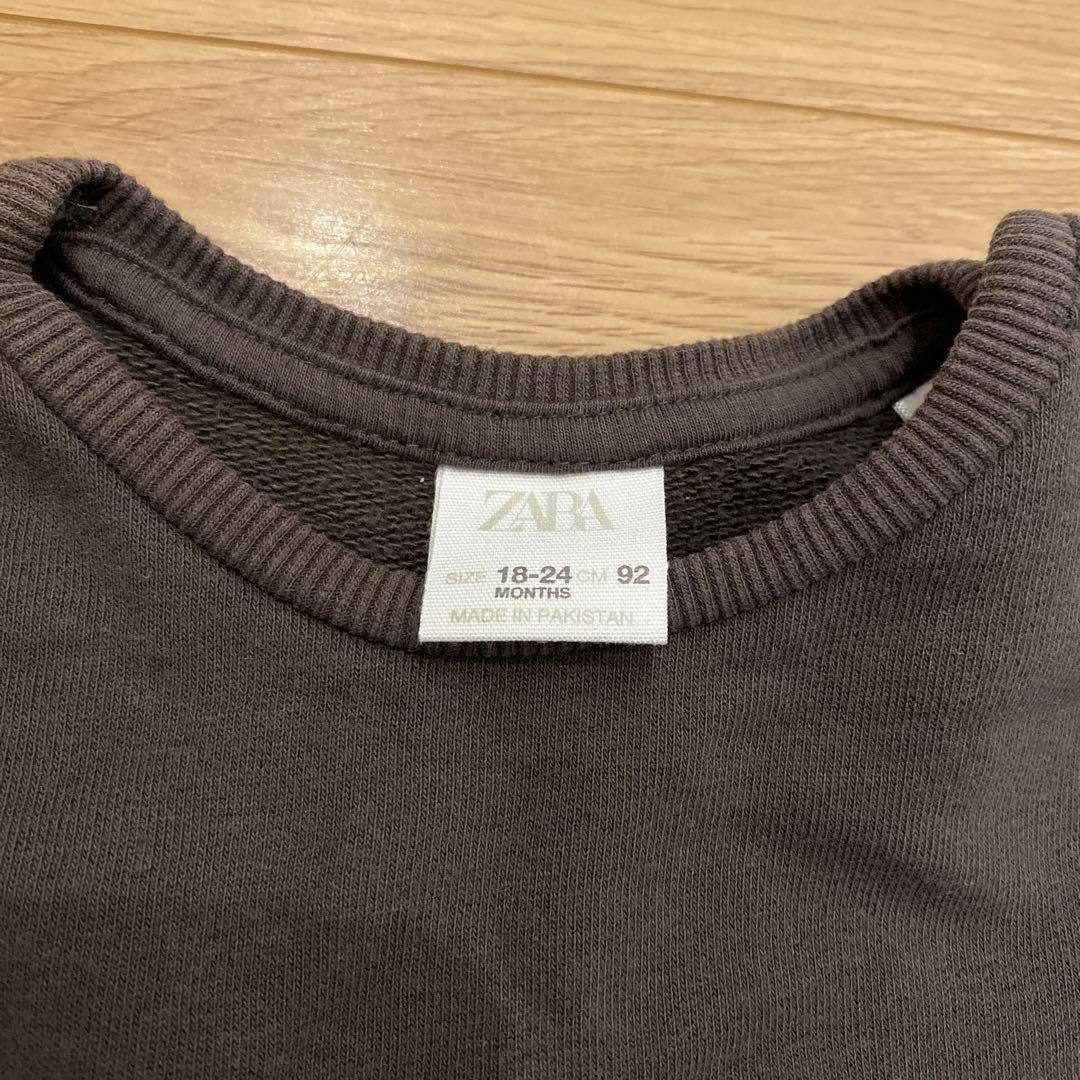 ZARA KIDS(ザラキッズ)のザラベイビー　スウェット　92サイズ キッズ/ベビー/マタニティのキッズ服女の子用(90cm~)(ジャケット/上着)の商品写真