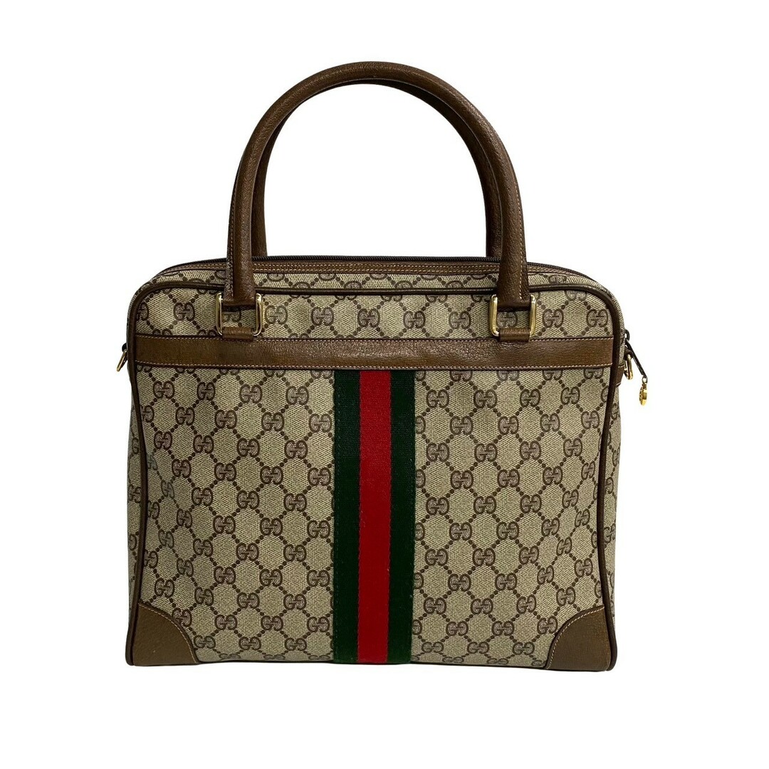 Gucci - 極 美品 GUCCI オールドグッチ シェリーライン GG ロゴ 金具