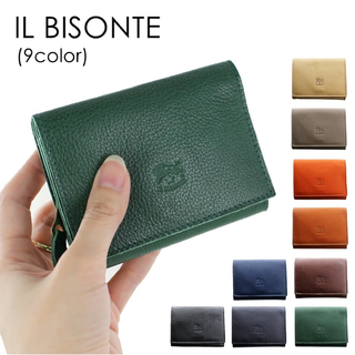 イルビゾンテ(IL BISONTE)のイルビゾンテ  三つ折りミニ財布(折り財布)