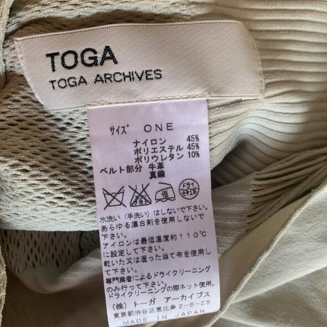 TOGA(トーガ)のTOGA 巻きスカート  ボトムスレイヤー用  レディースのスカート(ミニスカート)の商品写真