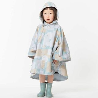 レインポンチョ for kids キッズ amaoto(レインコート)