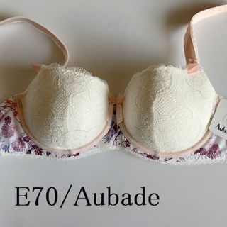 オーバドゥ(Aubade)のE70☆Aubade オーバドゥ Femme Artiste　フランス　ブラ　白(ブラ)