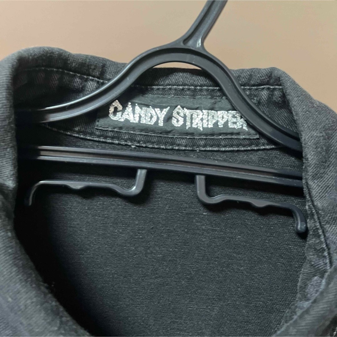 Candy Stripper(キャンディーストリッパー)のCandy Stripper キャンディーストリッパー キャンスパ シャツワンピ レディースのトップス(シャツ/ブラウス(長袖/七分))の商品写真