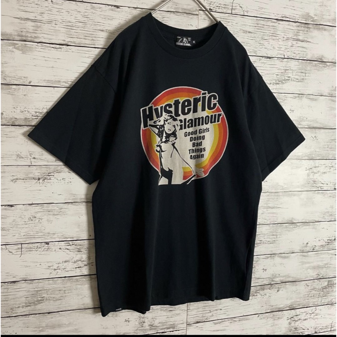 HYSTERIC GLAMOUR(ヒステリックグラマー)の【入手困難】ヒステリックグラマー センターガールロゴ 即完売モデル tシャツ メンズのトップス(Tシャツ/カットソー(半袖/袖なし))の商品写真