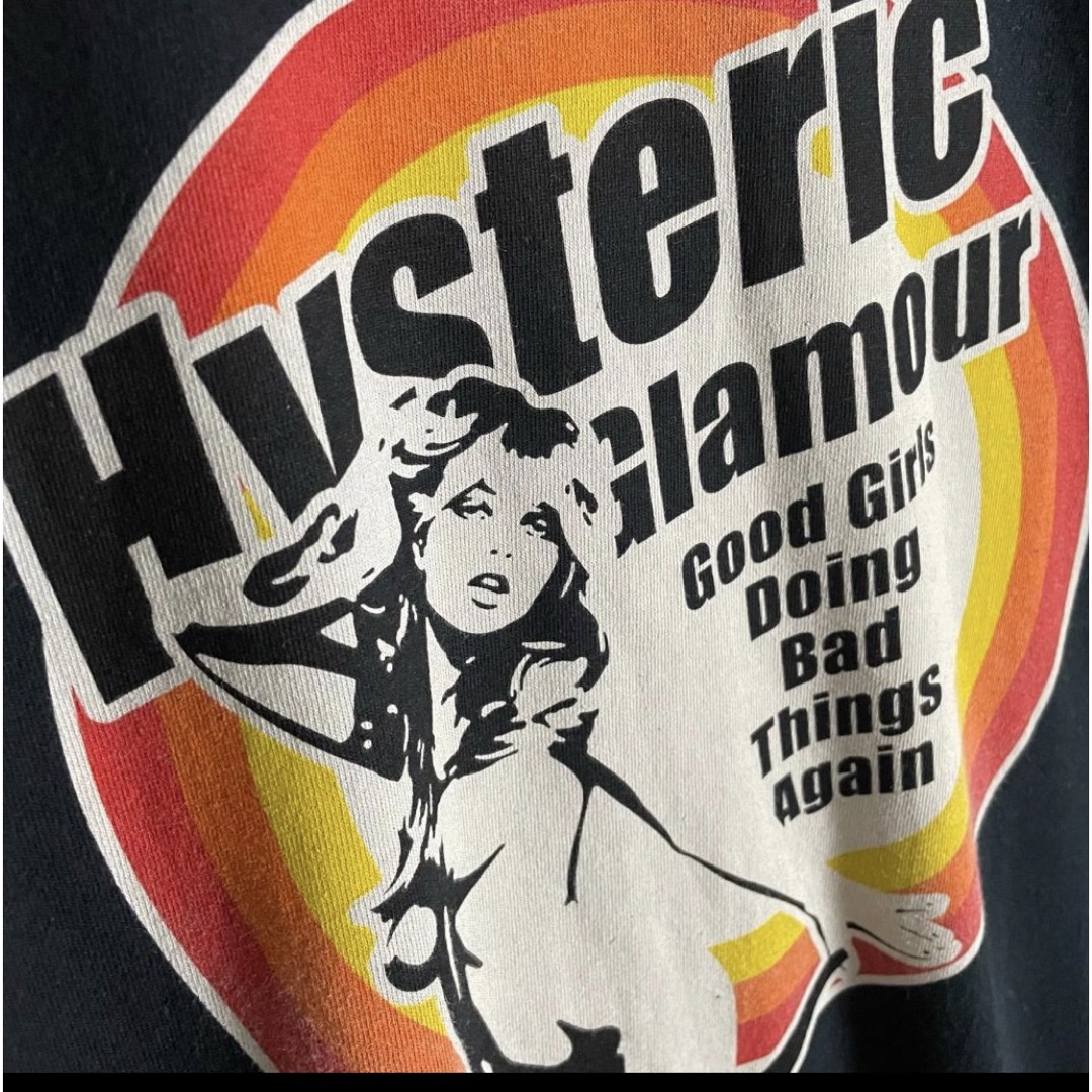 HYSTERIC GLAMOUR(ヒステリックグラマー)の【入手困難】ヒステリックグラマー センターガールロゴ 即完売モデル tシャツ メンズのトップス(Tシャツ/カットソー(半袖/袖なし))の商品写真