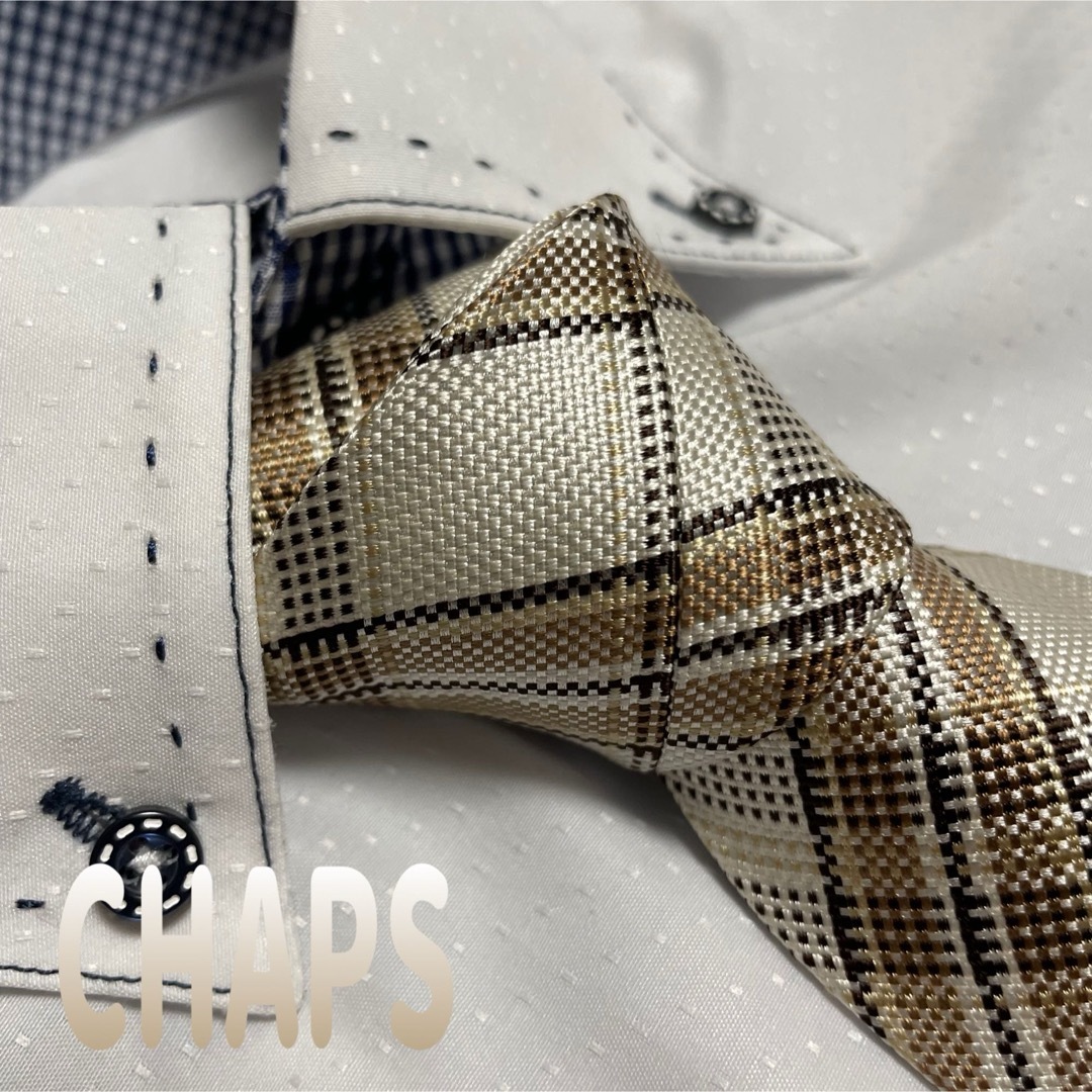 CHAPS(チャップス)のチャップス　ネクタイ【美品】チェック柄　光沢　やや厚手 メンズのファッション小物(ネクタイ)の商品写真