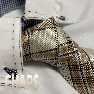 チャップス(CHAPS)のチャップス　ネクタイ【美品】チェック柄　光沢　やや厚手(ネクタイ)