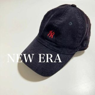 ニューエラー(NEW ERA)のNEW ERA  ニューエラ　ＮＹ　コーデュロイ　ベースボール　キャップ　紺(キャップ)