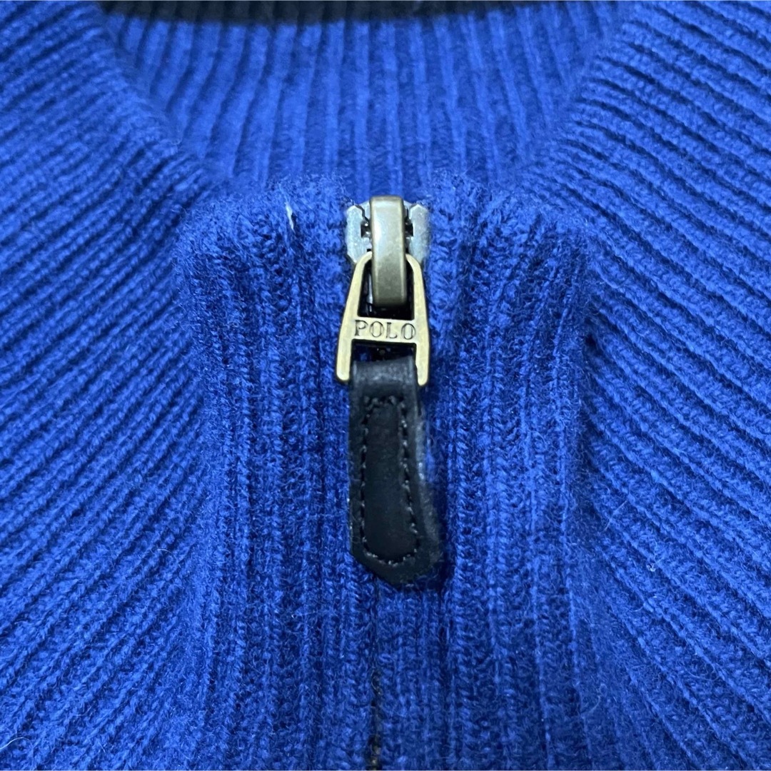 POLO RALPH LAUREN(ポロラルフローレン)の【POLO RALPHLAUREN】ハーフジップニット カシミヤ混 希少 3XL メンズのトップス(ニット/セーター)の商品写真