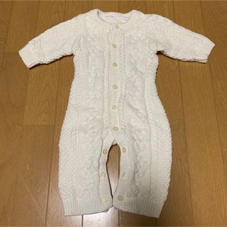 ベビーギャップ(babyGAP)のベビーギャップ　ケーブルニット　カバーオール　ロンパース(ロンパース)