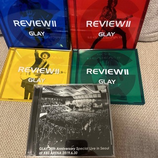 GLAY/REVIEW2～BEST OF GLAY～6枚組（ライブ DVD付き）(ポップス/ロック(邦楽))