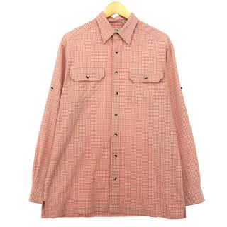 エルエルビーン(L.L.Bean)の古着 エルエルビーン L.L.Bean 長袖 チェックシャツ メンズM /eaa412257(シャツ)