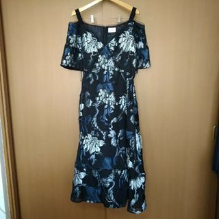 アーデム(Erdem)のＥＲＤＥＭ  シルクドレス  ワンピース  １５号　大きいサイズ(ロングワンピース/マキシワンピース)