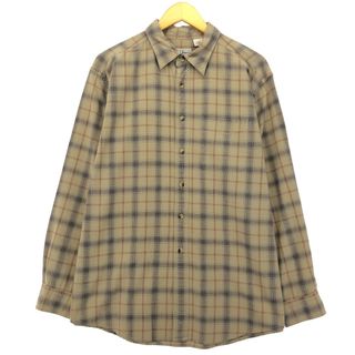 エルエルビーン(L.L.Bean)の古着 エルエルビーン L.L.Bean 長袖 コットンチェックシャツ メンズL /eaa422405(シャツ)