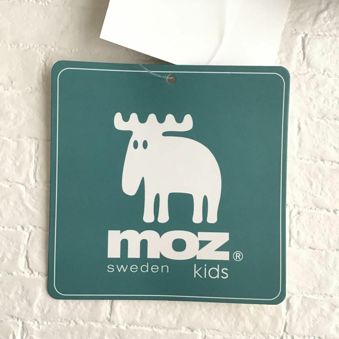 moz(モズ)の【100】moz kids モズキッズ ボア キルト異素材 ワンピース 白カーキ キッズ/ベビー/マタニティのキッズ服女の子用(90cm~)(ワンピース)の商品写真