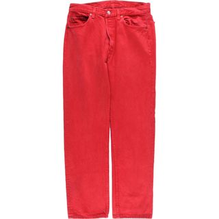 リーバイス(Levi's)の古着 90年代 リーバイス Levi's リーバイス501 後染め ストレートデニムパンツ USA製 メンズw33 ヴィンテージ  /eaa420505(デニム/ジーンズ)