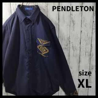 ペンドルトン(PENDLETON)の【PENDLETON】Pocket Wool Shirt　D521(シャツ)