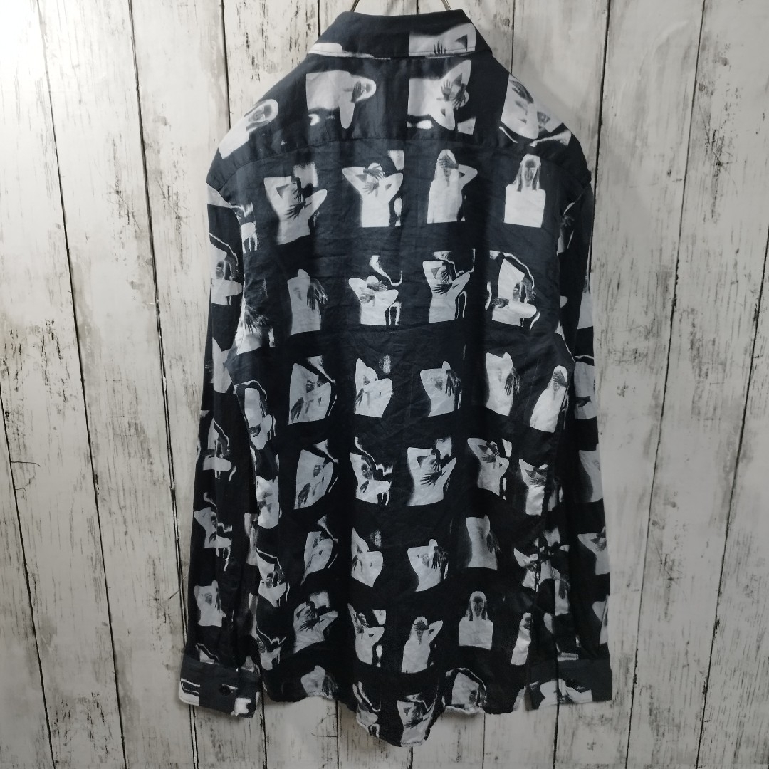 ZARA(ザラ)の【ZARA】Nega Photo Patterned Shirt　D517 メンズのトップス(シャツ)の商品写真