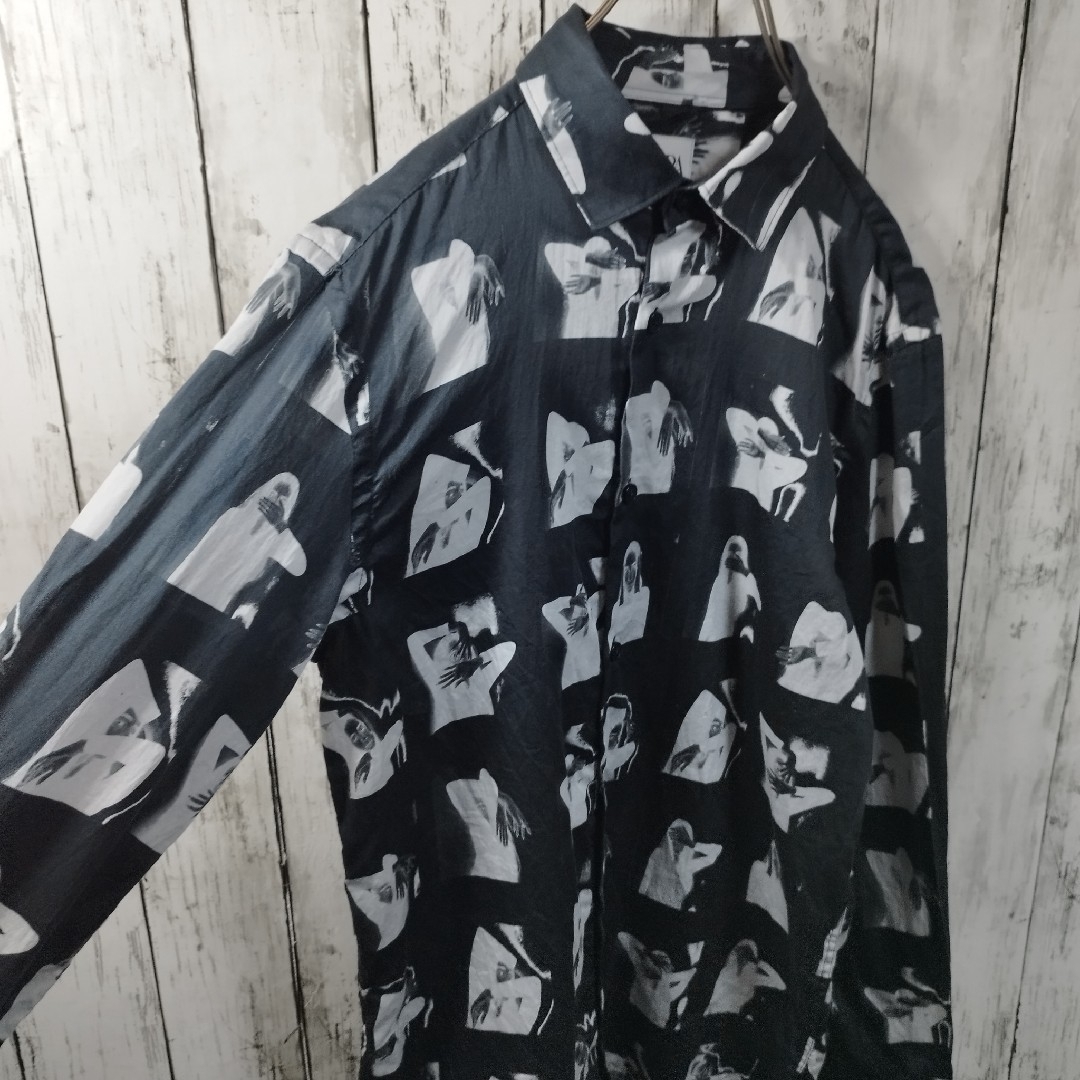 ZARA(ザラ)の【ZARA】Nega Photo Patterned Shirt　D517 メンズのトップス(シャツ)の商品写真