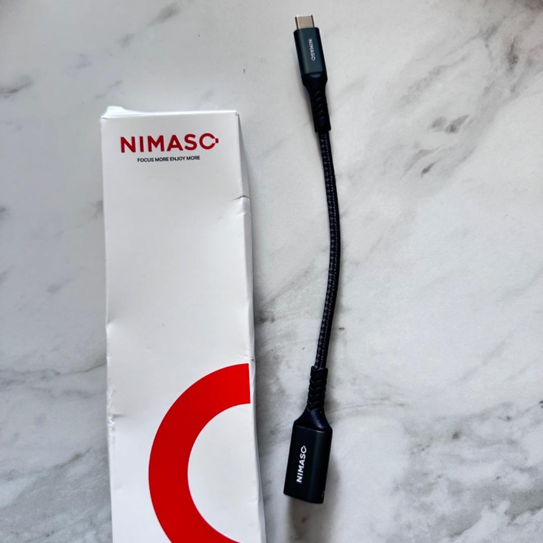 【未使用品】 NIMASO USBケーブル Cタイプ スマホ/家電/カメラのスマホアクセサリー(その他)の商品写真