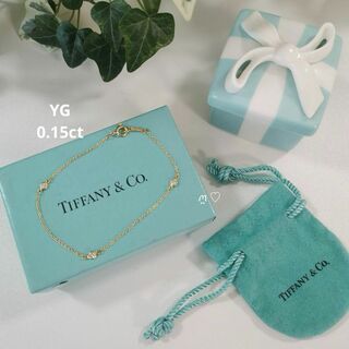 ティファニー(Tiffany & Co.)のティファニー　3Pダイヤモンドバイザヤードブレスレット　Ꮶ18ゴールド(ブレスレット/バングル)