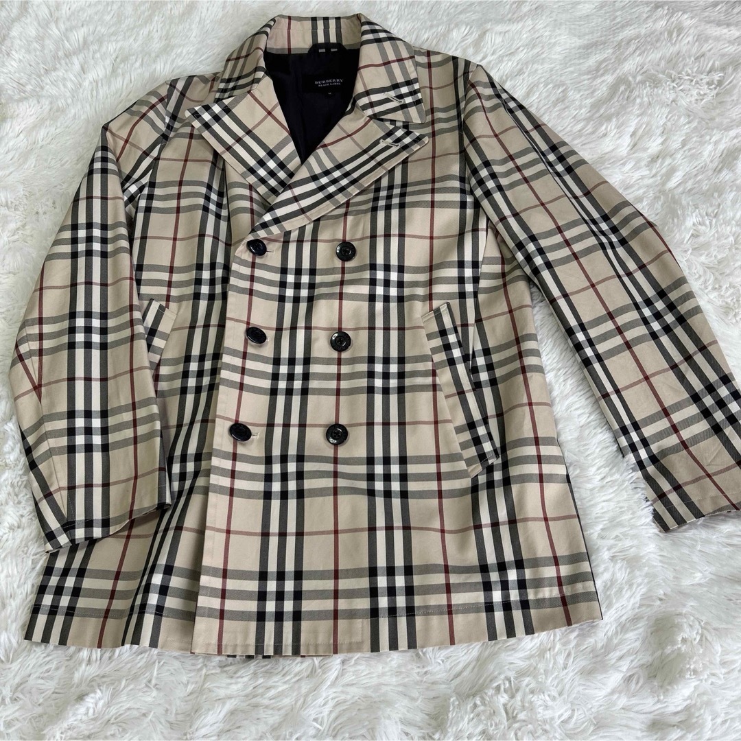 BURBERRY BLACK LABEL(バーバリーブラックレーベル)のBURBERRY BLACK LABEL フルノヴァチェックコート ほぼ未使用M メンズのジャケット/アウター(トレンチコート)の商品写真