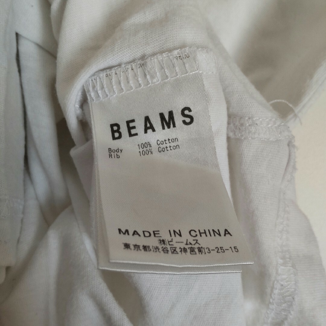 BEAMS(ビームス)のBEAMS ビームス 半袖Tシャツ 白 S 胸ポケット メンズのトップス(Tシャツ/カットソー(半袖/袖なし))の商品写真