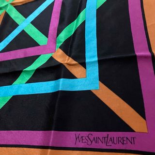 イヴサンローラン(Yves Saint Laurent)のイヴ・サンローラン❣️ミニスカーフ(バンダナ/スカーフ)