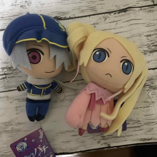 シュウエイシャ(集英社)のレア！テガミバチ　ニッチとラグのぬいぐるみ(キャラクターグッズ)