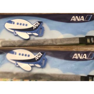 エーエヌエー(ゼンニッポンクウユ)(ANA(全日本空輸))の【激レア】ANA ラバータグ　２つセット(航空機)