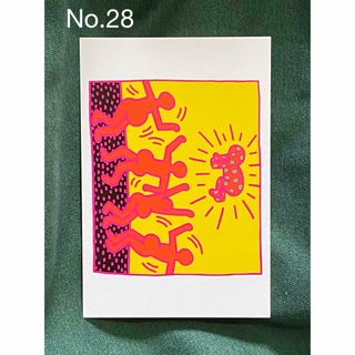 キースヘリング(KEITH HARING)のキースヘリング展　ポストカード1枚　No.28(アート/写真)